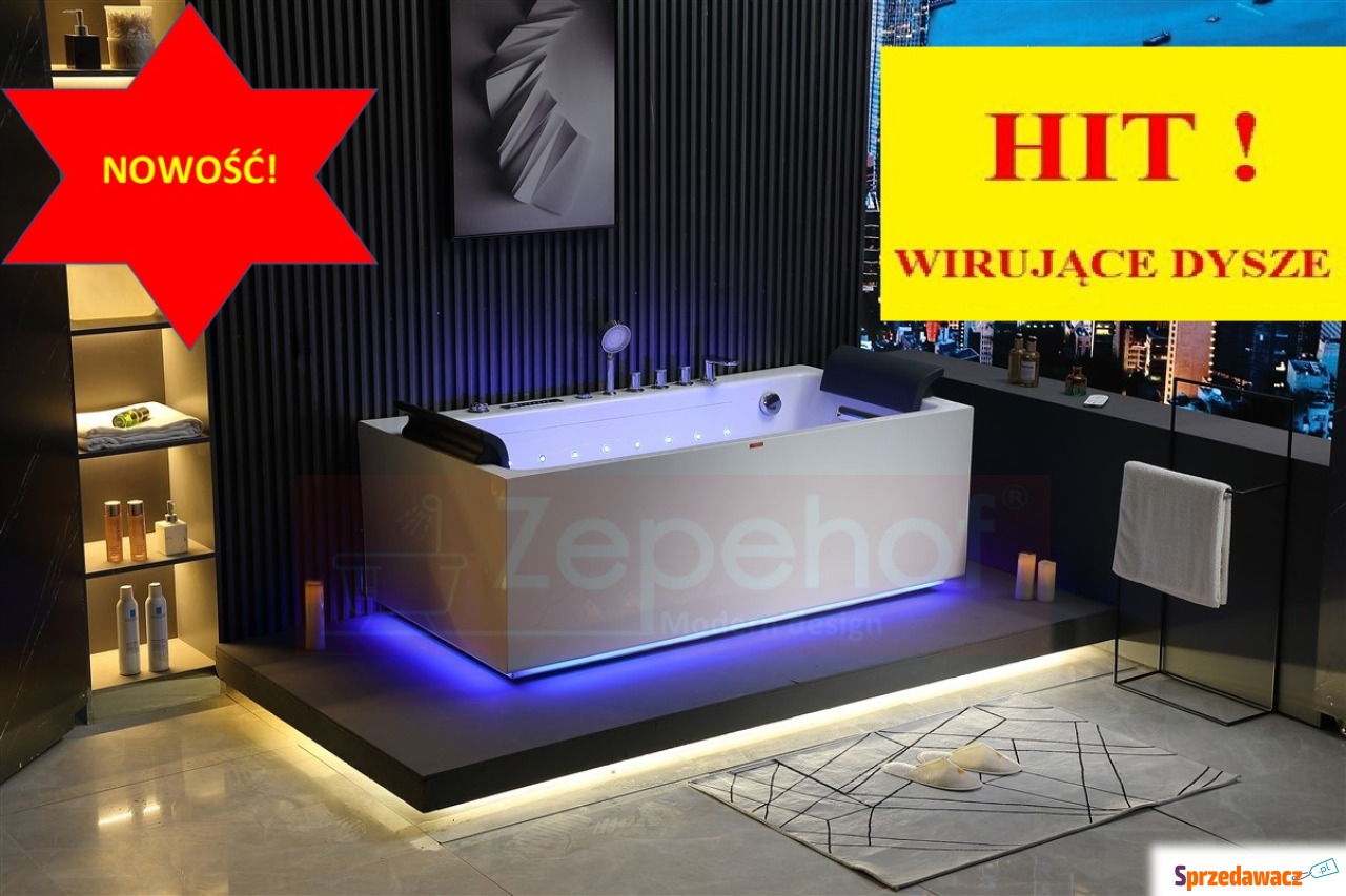 Wanna z hydromasażem EB-185 pr...
