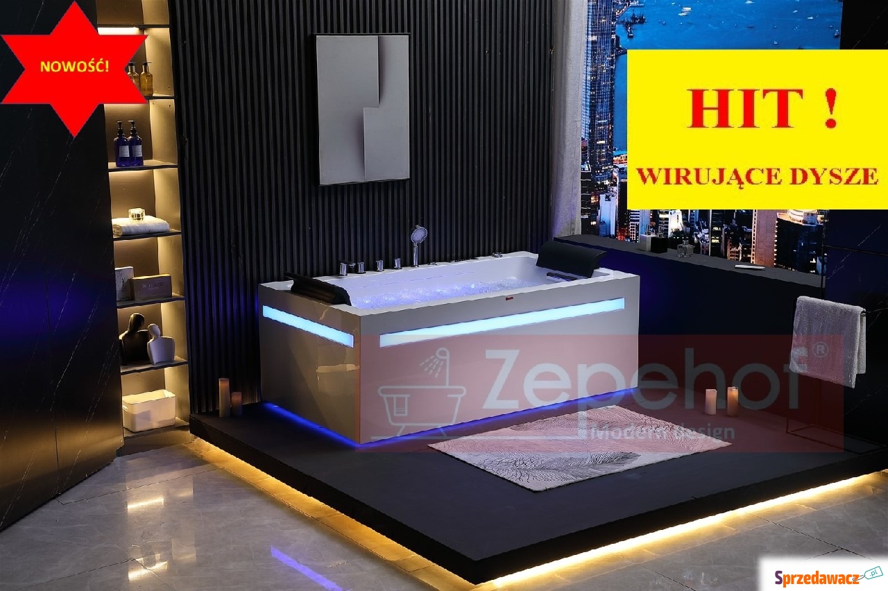 Wanna z hydromasażem EB-D871 p...
