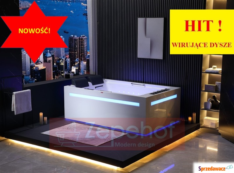 Wanna zhydromasażem 185x120x65...