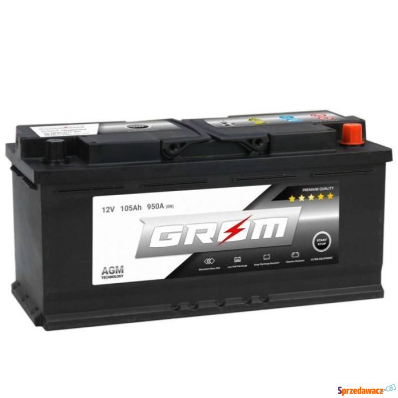 Akumulator 105Ah 950A Grom AGM
