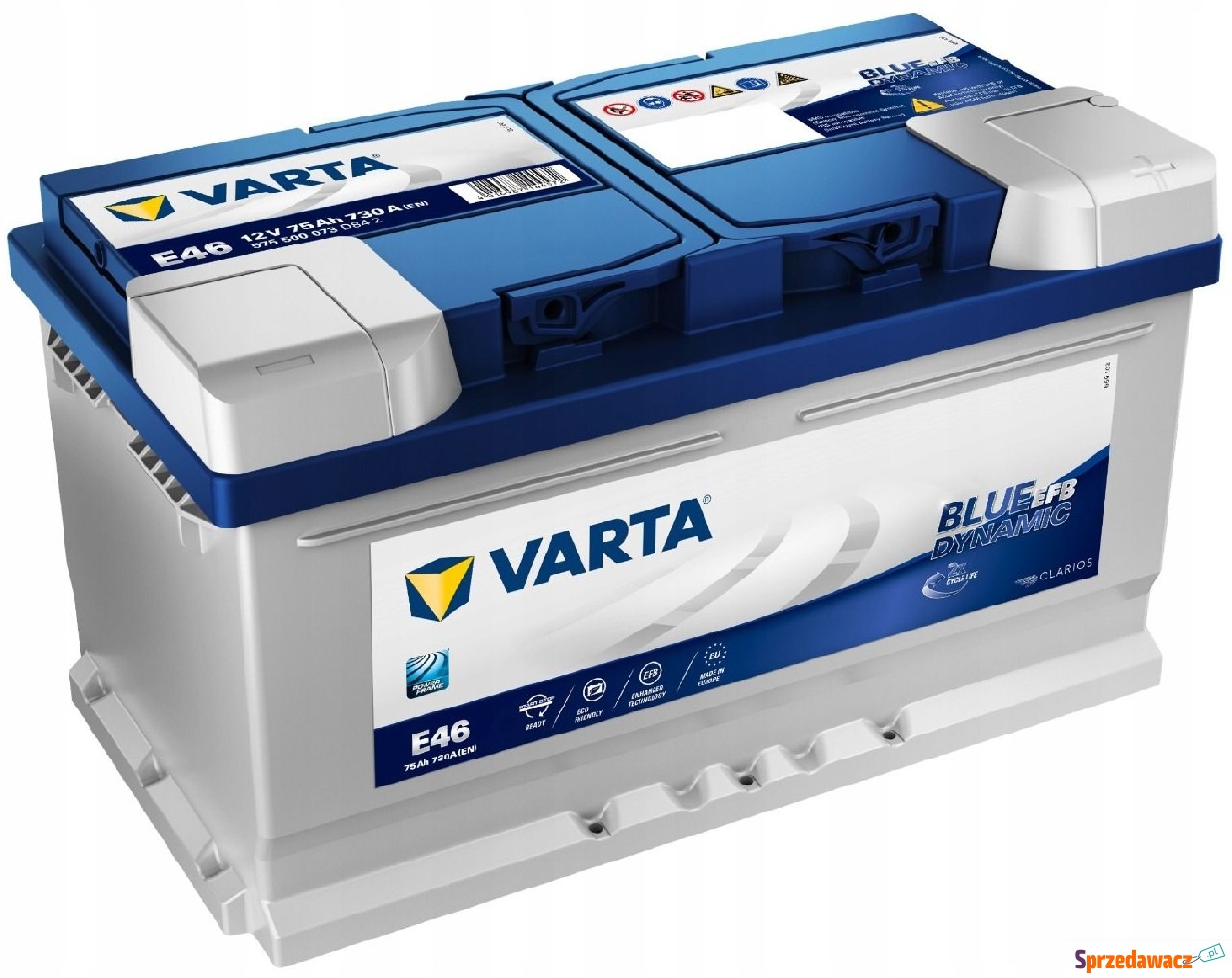 Akumulator 75Ah 730A Varta Blue...