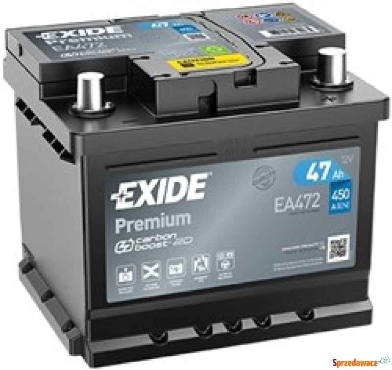 Exide 47Ah 450A Premium EA472...
