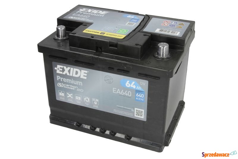 Exide 64Ah 640A Premium EA640...