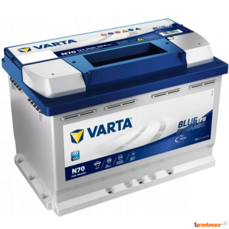 Akumulator 70Ah 760A N70 Varta...