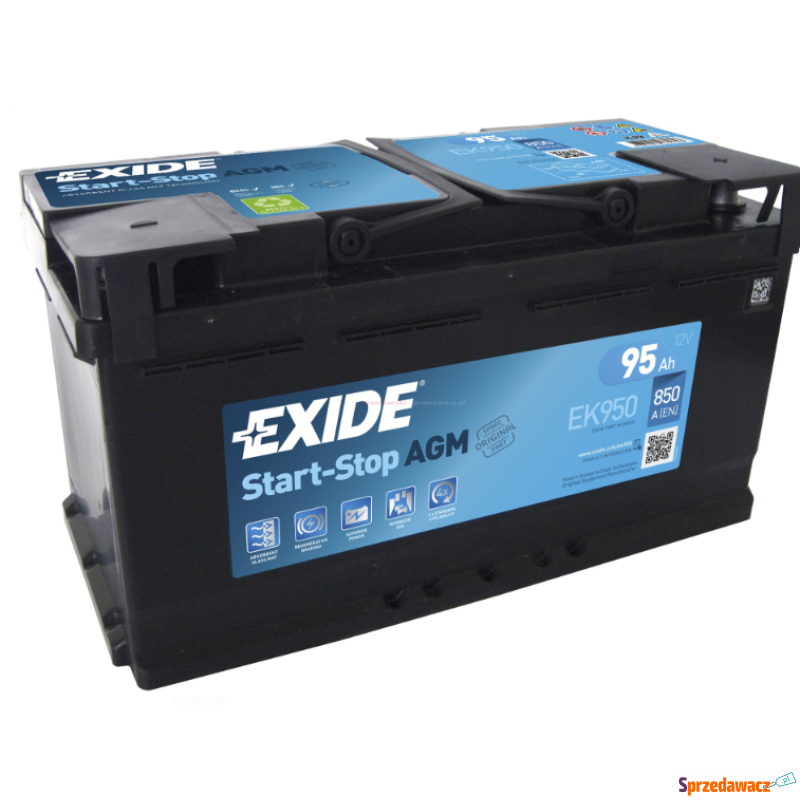 Akumulator 95Ah 850A EN Exide agm...