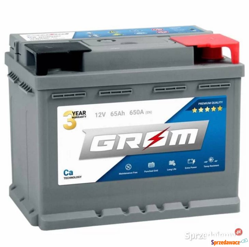 Akumulator  65Ah 650A Grom