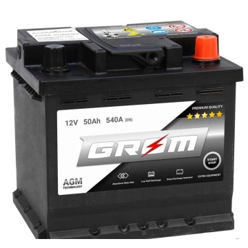 Akumulator 50Ah 540A Grom AGM - Akumulatory - Szczecin - zdjęcie 1