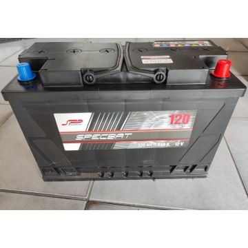 Akumulator 120Ah 850A EN Specbat Agro Prawy Plus