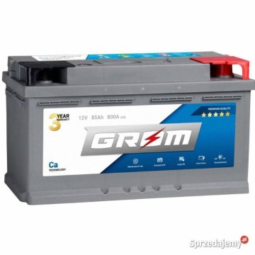 Akumulator 85Ah 800A EN Grom Premium - Akumulatory - Szczecin - zdjęcie 1