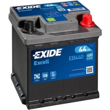 Akumulator 44Ah 400A kostka Exide Excell - Akumulatory - Zduńska Wola - zdjęcie 1