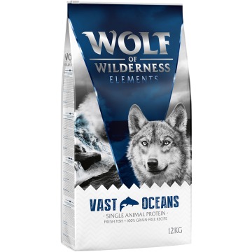 Wolf of Wilderness Monoprotein Sensitive „Vast Oceans”, ryba - bez zbóż - 12 kg