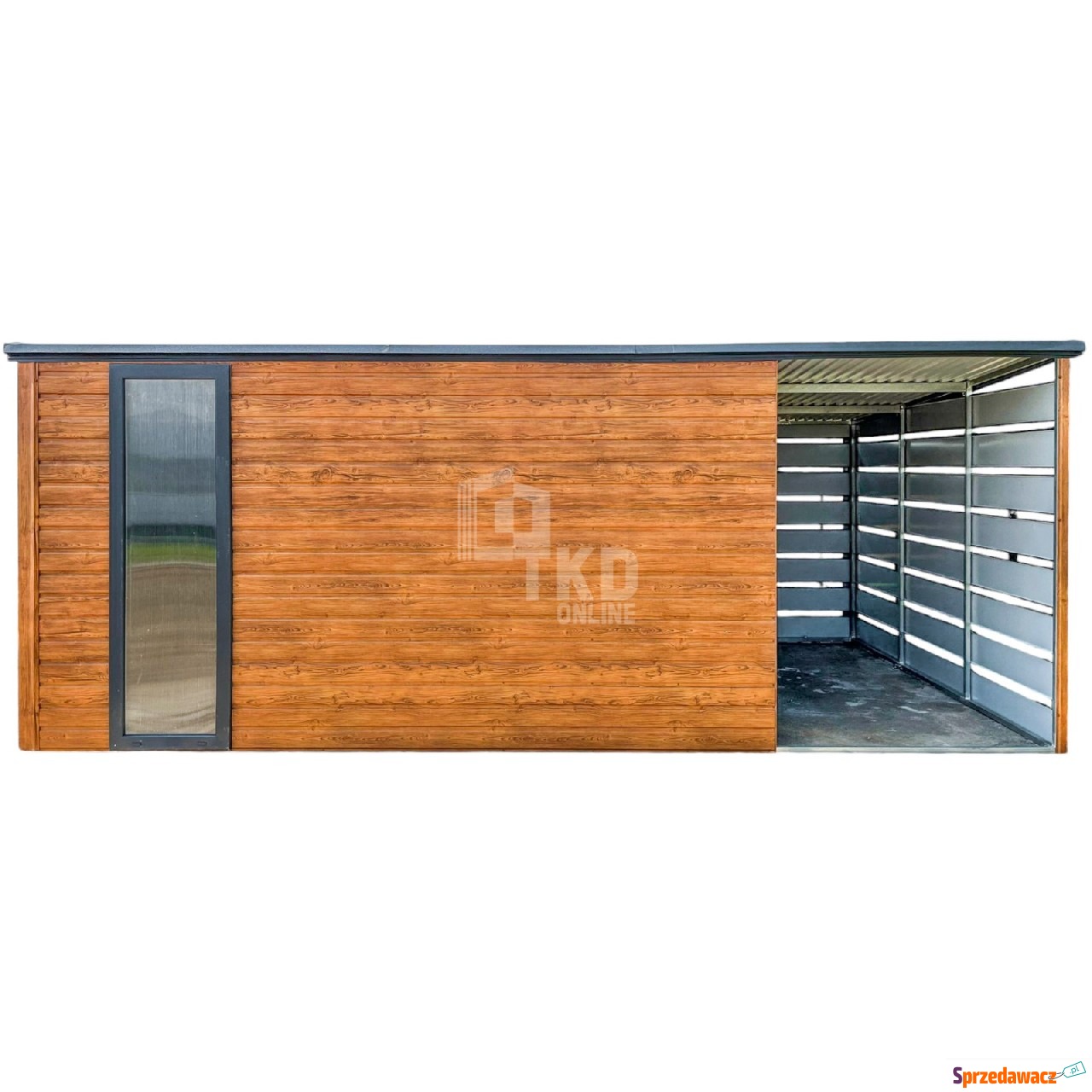 Schowek domek ogrodowy 4x3m + wiata...