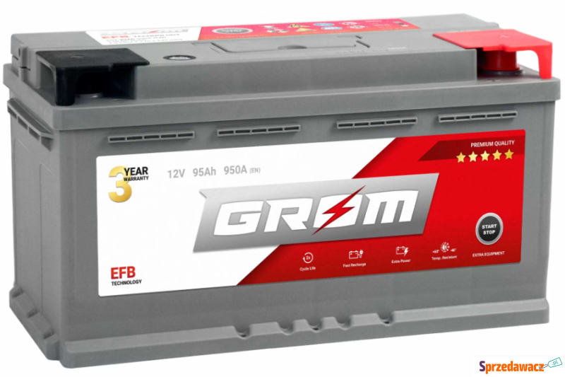 Akumulator 95Ah 950A  Grom efb...