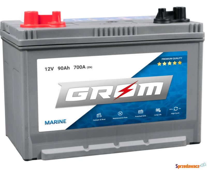 Akumulator 90Ah 700A GROM Marine
