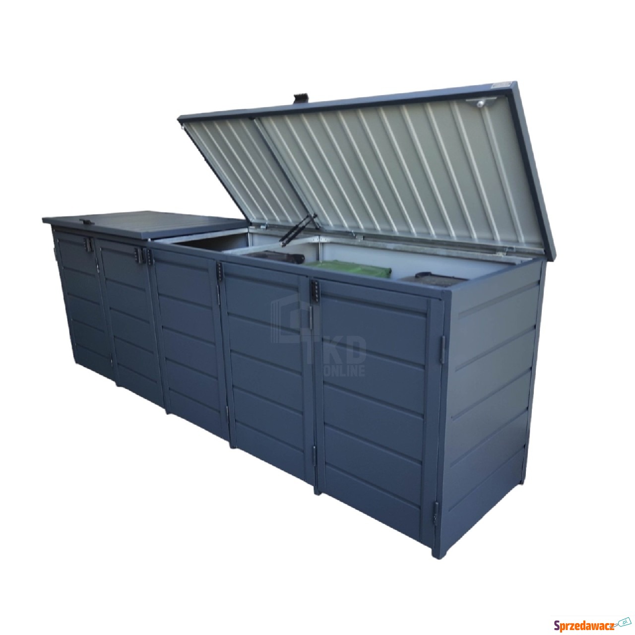 Zabudowa koszy na śmieci wiata...