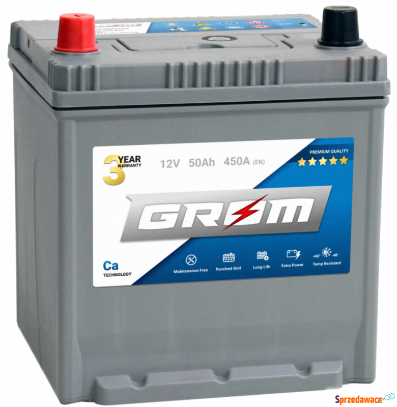 Akumulator 50Ah 450A EN Grom P...