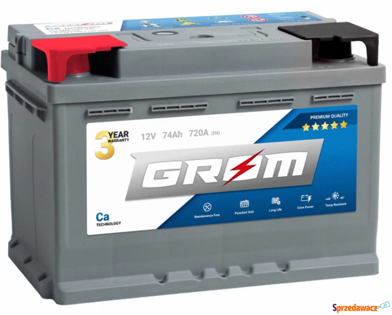 Akumulator 74Ah 720A En Grom P...
