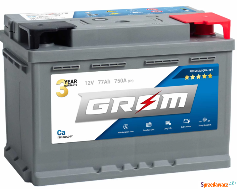 Akumulator 77Ah 750A EN Grom P...