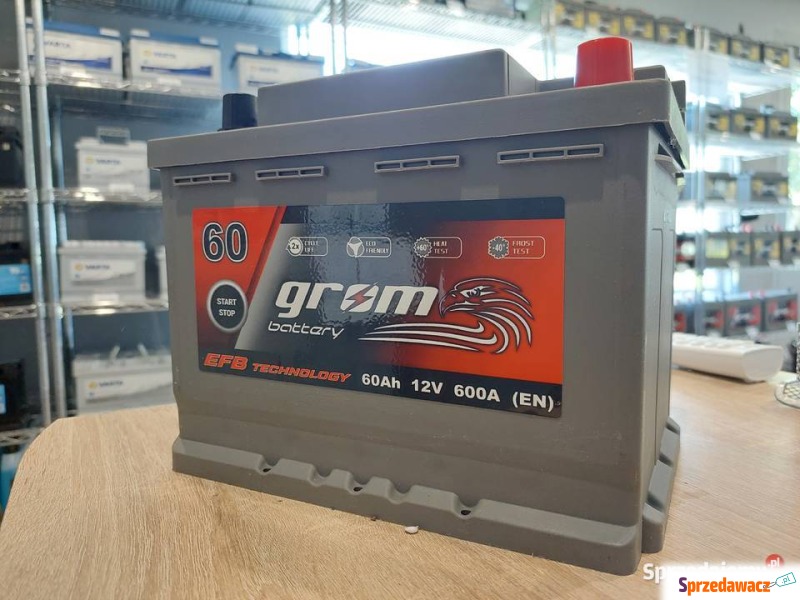 Akumulator 60Ah 600A Grom EFB...