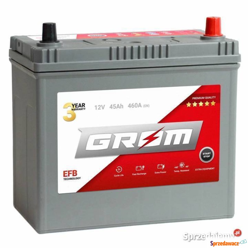 Akumulator 45Ah 460A Grom EFB Japan...