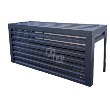 Osłona Klimatyzatora 100x50x60cm Antracyt - Zabudowa Klimatyzacji TKD300