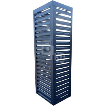 Osłona pompy ciepła 70x50x200 cm antracyt Zabudowa TKD303