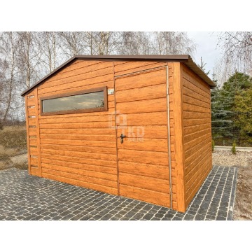 Schowek domek ogrodowy 3,5x3m + wiata 0,5m drzwi... - Altany, domki, namioty - Gdańsk - zdjęcie 2