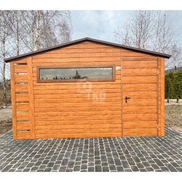 Schowek domek ogrodowy 3,5x3m + wiata 0,5m drzwi... - Altany, domki, namioty - Gdańsk - zdjęcie 3
