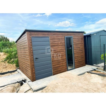 Schowek domek ogrodowy 3x3m drzwi okno drewno... - Altany, domki, namioty - Olsztyn - zdjęcie 2