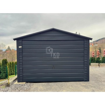 Garaż blaszany 3,5x6m - Brama uchylna - Antracyt... - Garaże i wiaty - Bydgoszcz - zdjęcie 2