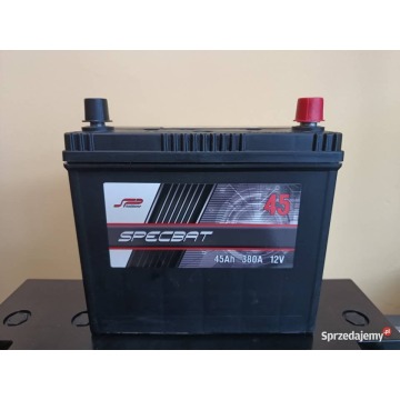 Akumulator 45Ah 380A EN Specbat Japan prawy plus