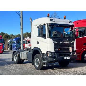 SCANIA XT g450 4x4 NG z hydrauliką nowy model kabina syp. z Niemiec