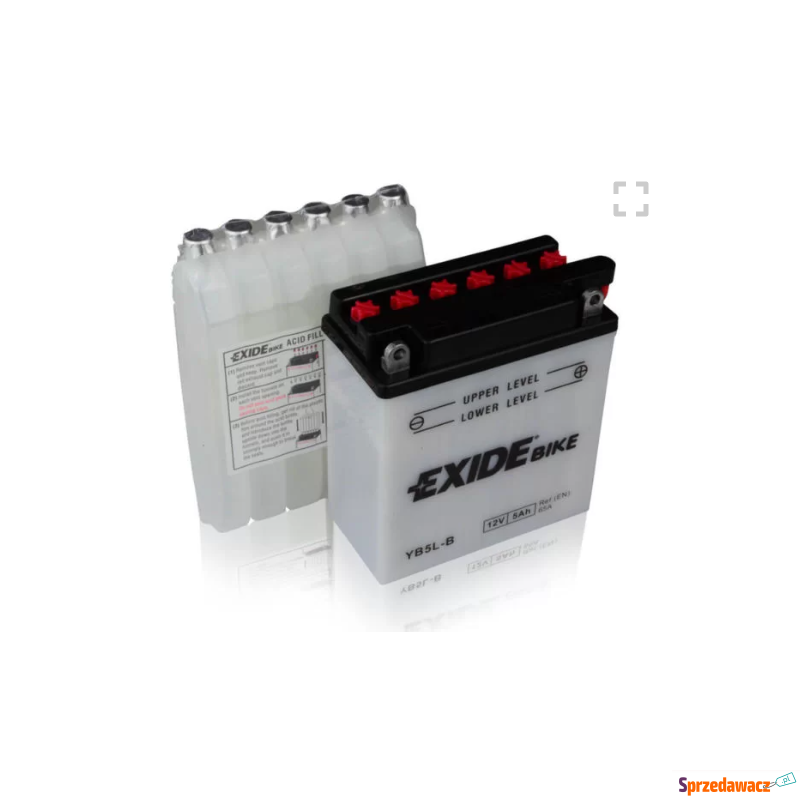 Akumulator motocyklowy 12V 5Ah 65A EN Exide EB5L-B... - Układ elektryczny - Poznań