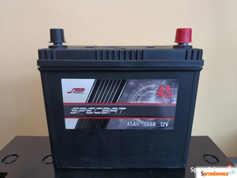 Akumulator 45Ah 380A EN Specbat Japan prawy plus - Akumulatory - Szczecin