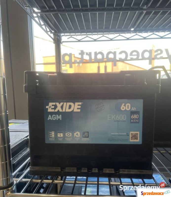 Akumulator  60Ah 680A Exide AGM