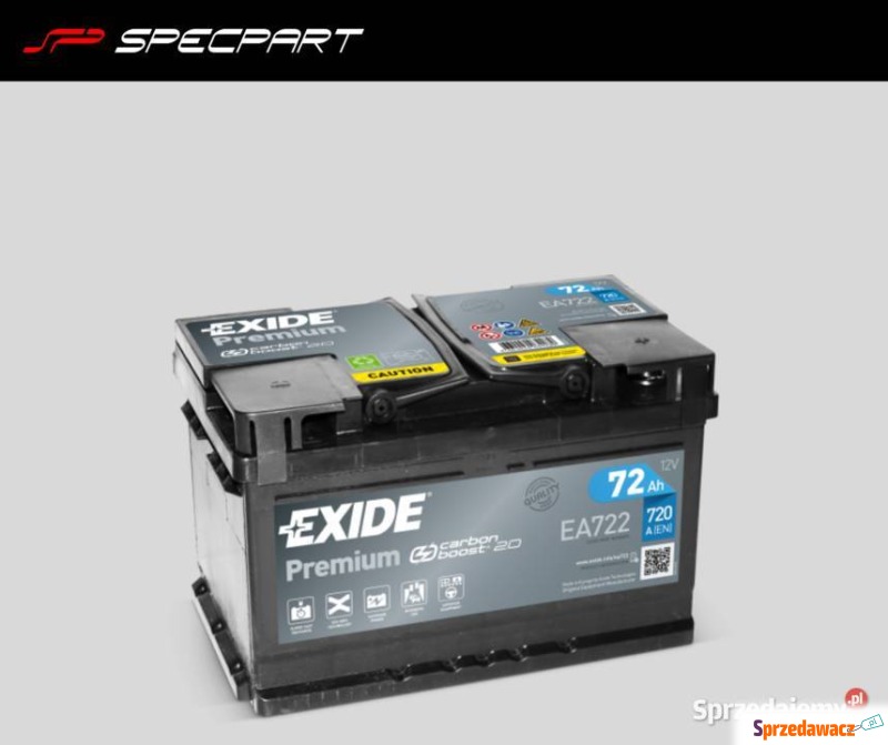 Akumulator  72Ah 720A Exide Premium