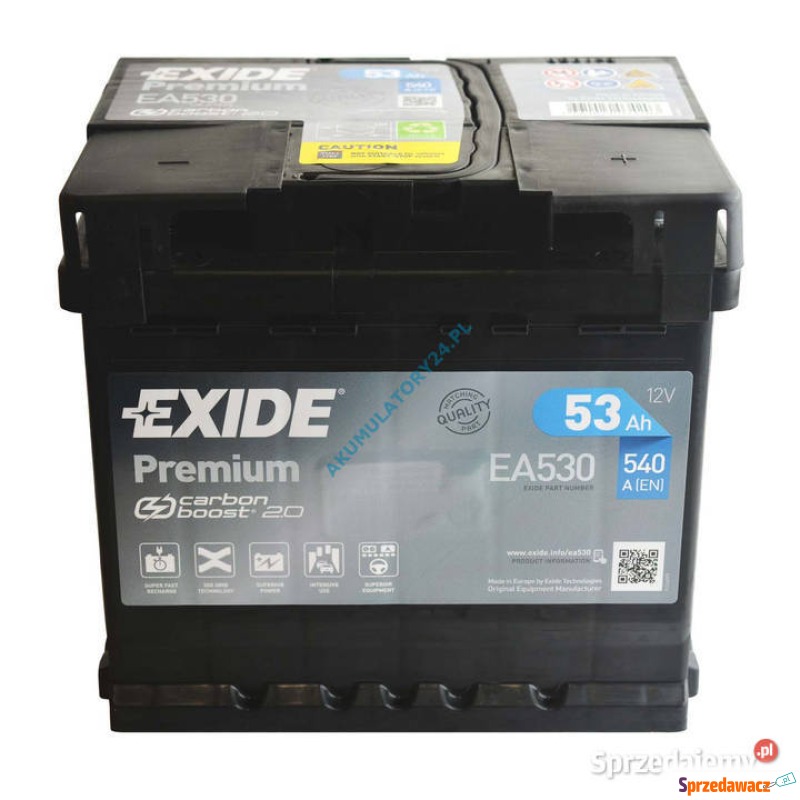 Akumulator  53Ah 540A Exide Premium