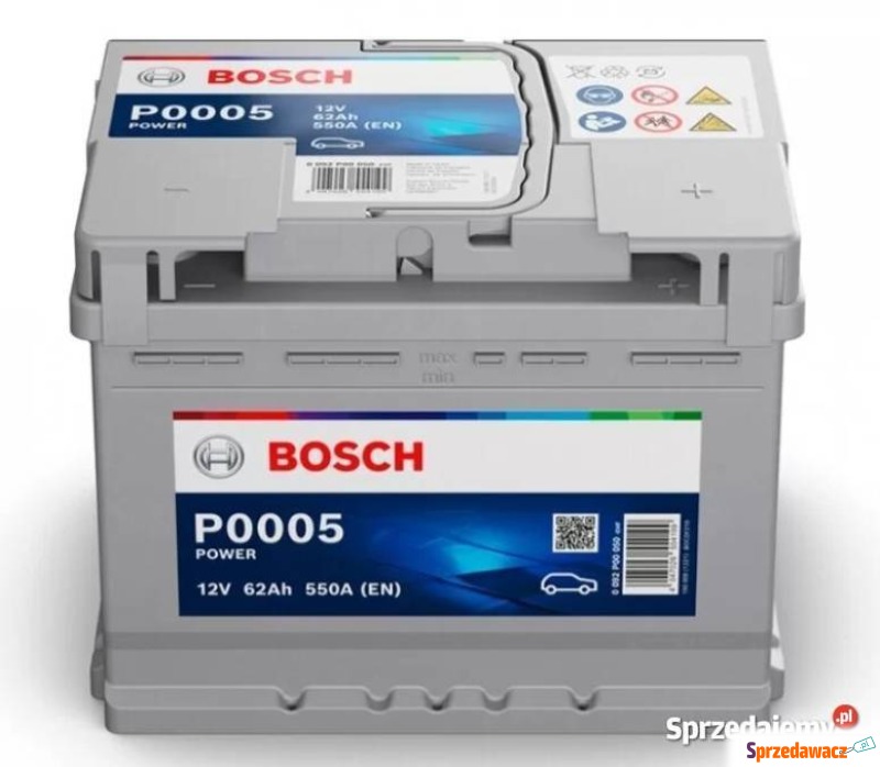 Akumulator 62Ah 550A Bosch