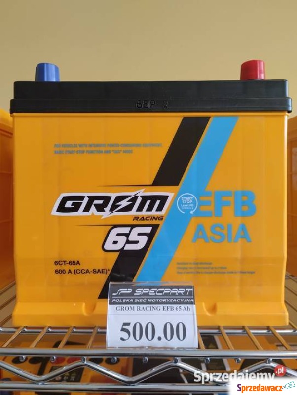 Akumulator 65Ah 600A  Grom Racing...