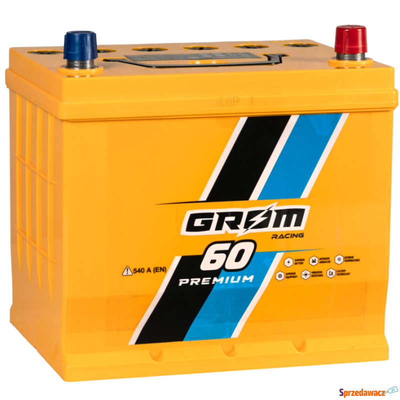 Akumulator 60Ah 540A GROM Racing...