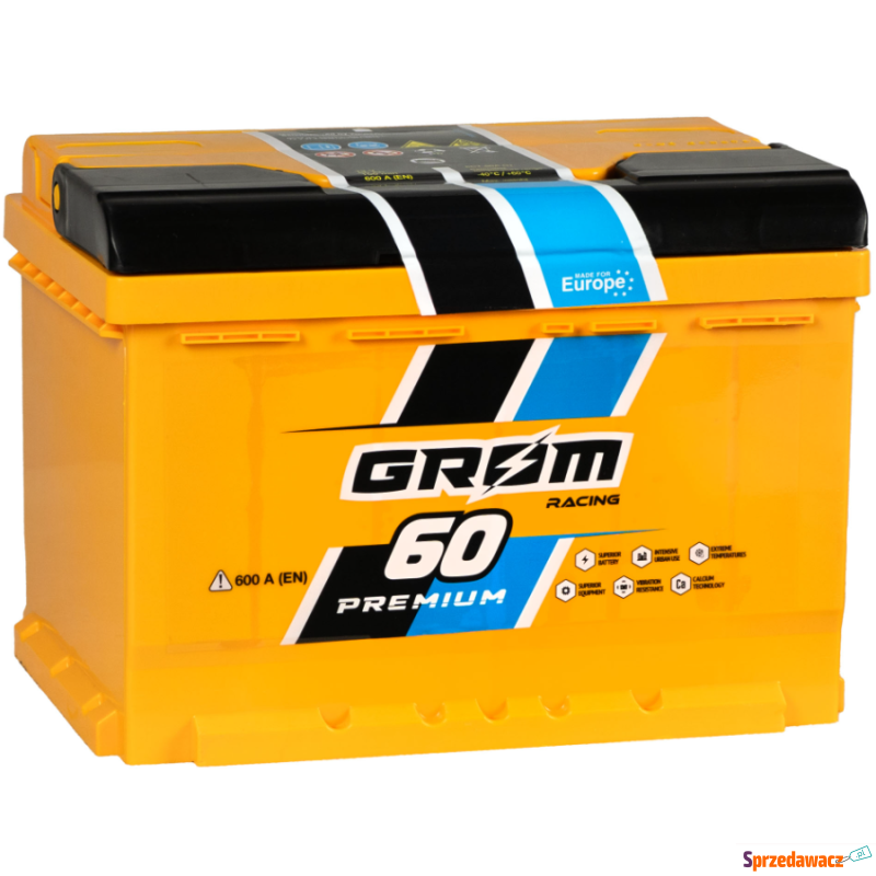 Akumulator 60Ah 600A Grom Racing...