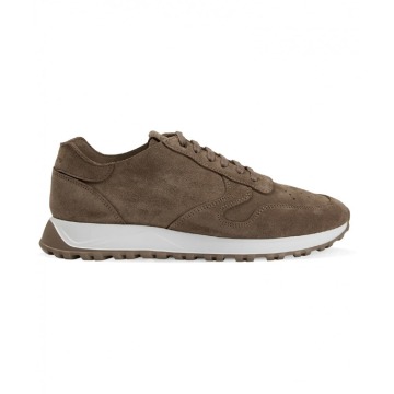 Brązowe Zamszowe Sneakersy Profuomo 44
