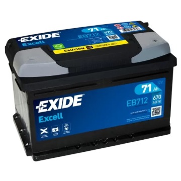 Akumulator  71Ah 670A Exide Excell