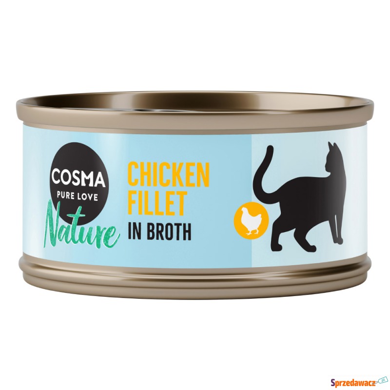 Pakiet Cosma Nature, 24 x 70 g - Filet z kurczaka - Karmy dla kotów - Załom