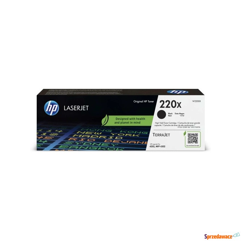 HP oryginalny toner W2200X, HP 220X, black, 7500s,... - Tusze, tonery - Sochaczew