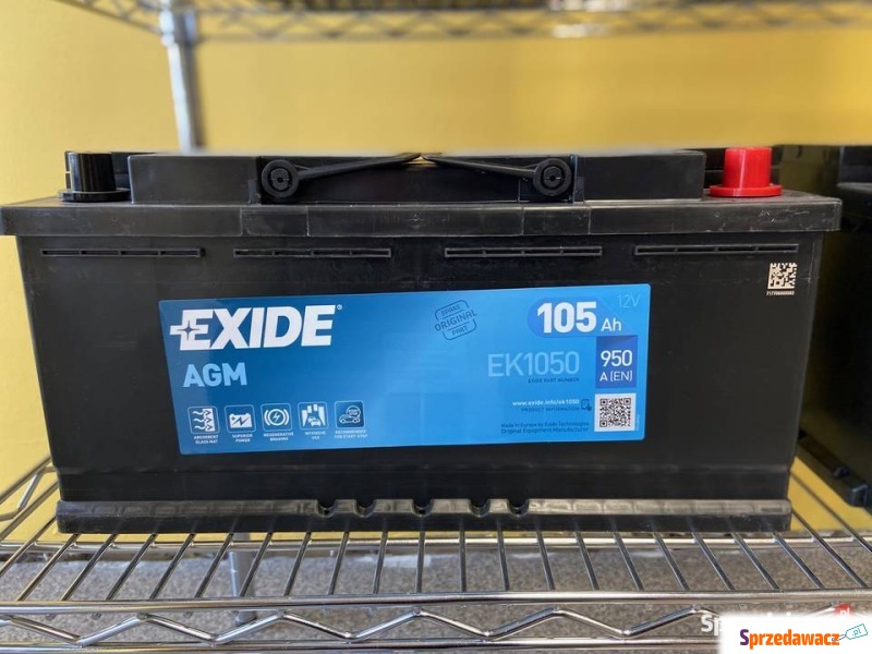 Akumulator 105Ah 950A Exide AGM