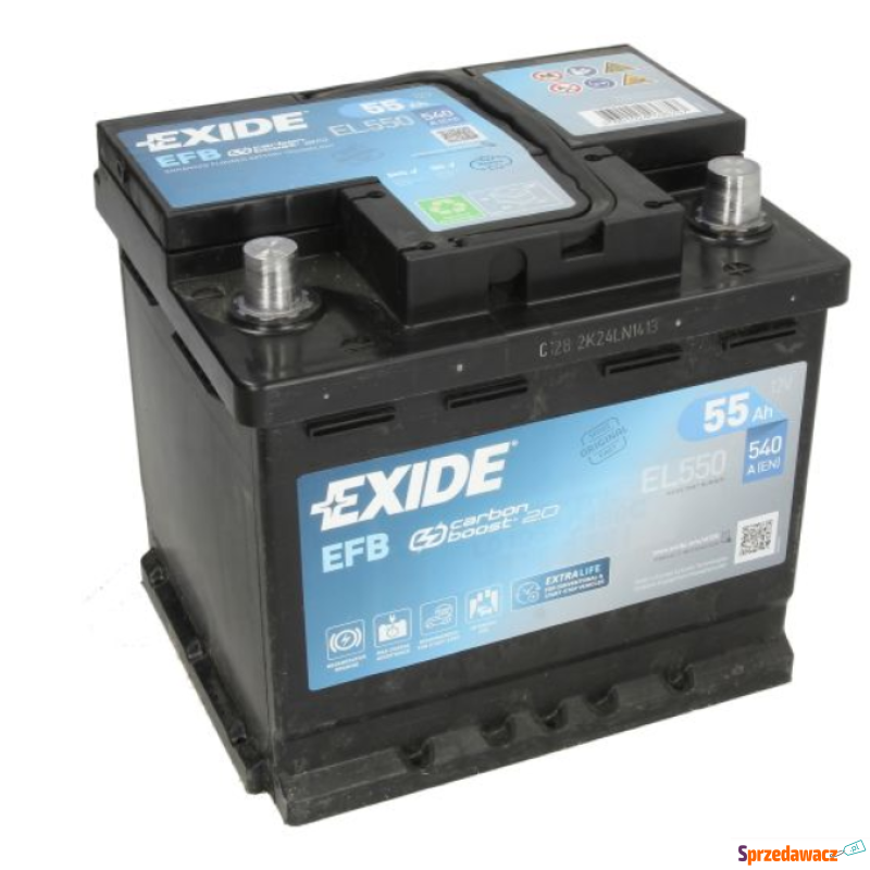 Akumulator 55Ah 540A Exide EFB...