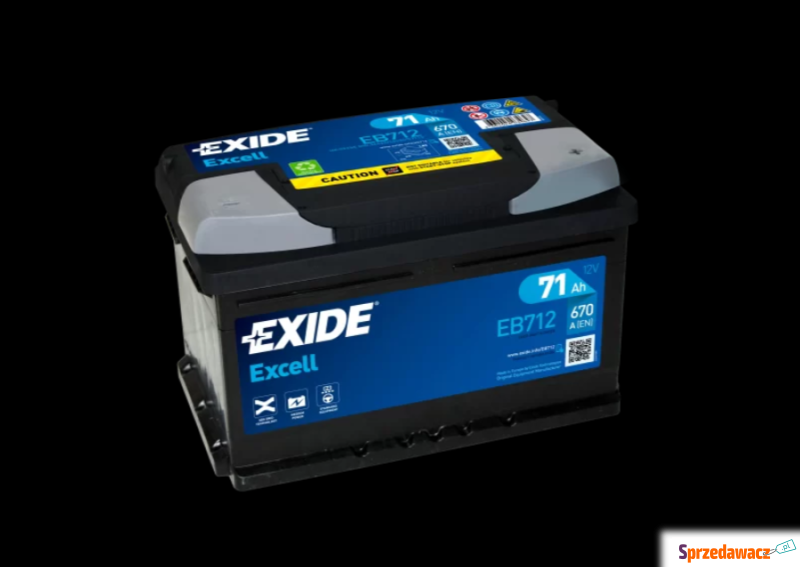 Akumulator 71Ah 670A EB712 EN Exide...