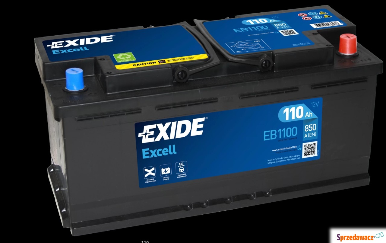 Akumulator 110Ah 850A EB1100 Exide...