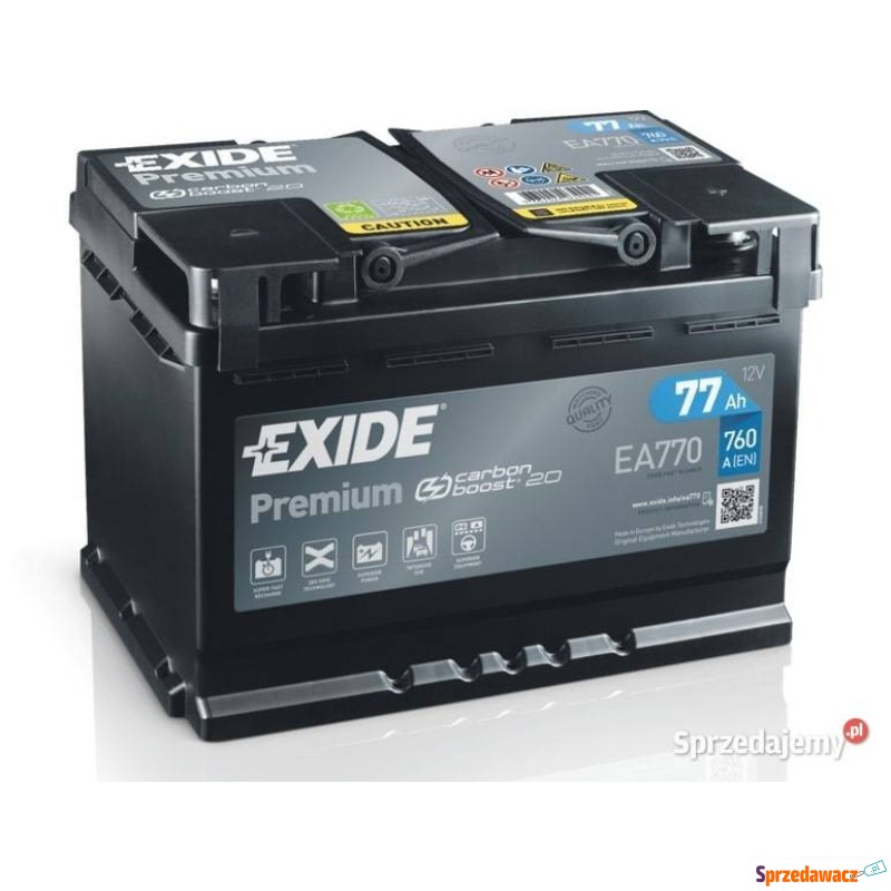 Akumulator 77Ah 760A Exide Premium